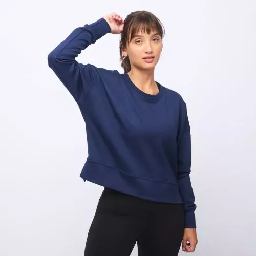 Buzo azul store marino mujer